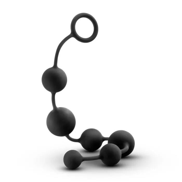 Blush Novelties Male Sex Toys | Anal Adventures Platinum Silicone Large Anal Beads - Black 40 cm Large Anal Beads Blush Novelties Male Sex Toys | Anal Adventures Platinum Silicone Large Anal Beads - Black 40 cm Large Anal Beads