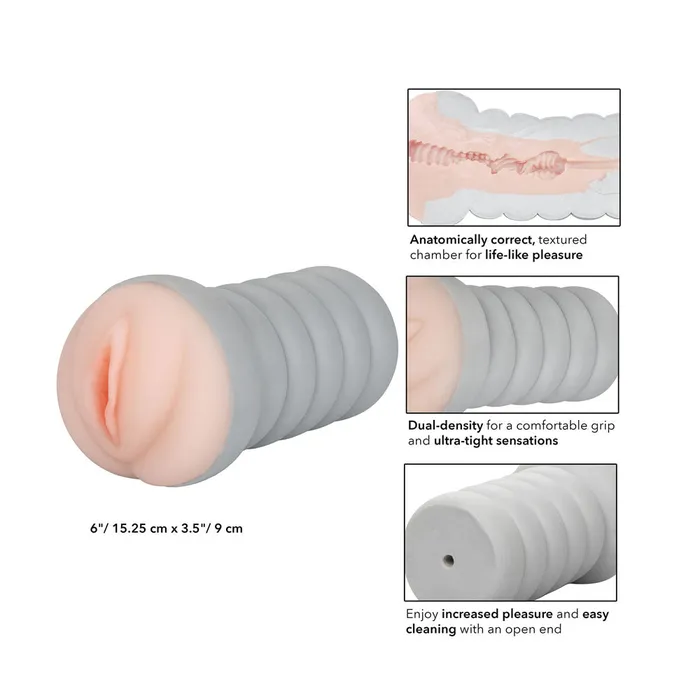 California Exotic Male Sex Toys | Gripper Ribbed Tight Pussy Flesh Masturbator
