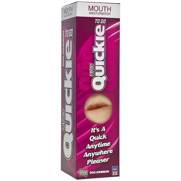 Doc Johnson Quickies To Go ULTRASKYN Masturbator Mouth Male Sex Toys