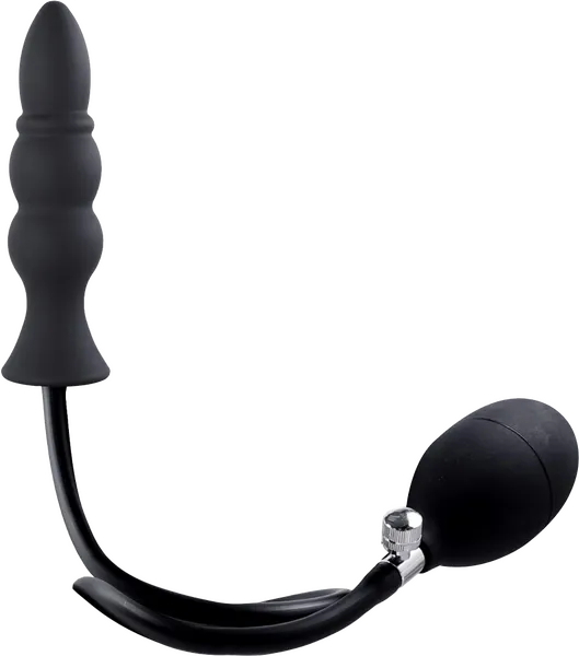 Excellent Power Male Sex Toys | Inflatable Ribbed Plug with Pumps