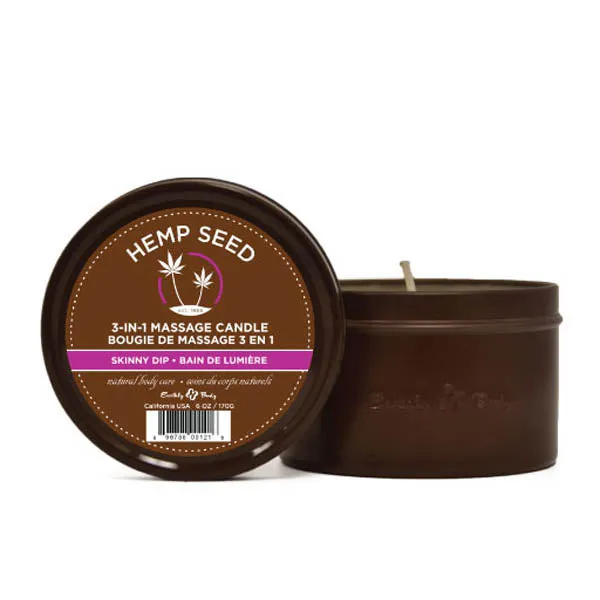 Female Sex Toys Earthly Body Hemp Seed 3in1 Massage Candle SKINNY DIP Earthly Body Female Sex Toys Earthly Body Hemp Seed 3in1 Massage Candle SKINNY DIP Earthly Body