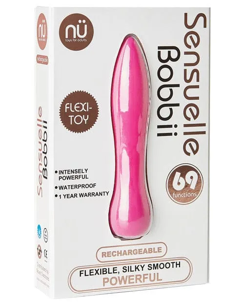 Female Sex Toys Nu Sensuelle Bobbii Vibrator 69 Settings of Pleasure in Silky Waterproof Silicone Female Sex Toys Nu Sensuelle Bobbii Vibrator 69 Settings of Pleasure in Silky Waterproof Silicone