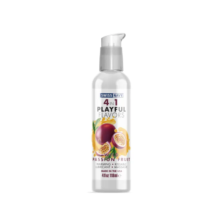 Female Sex Toys Swiss Navy Playful Flavours 4 In 1 Wild Passion Fruit 4oz