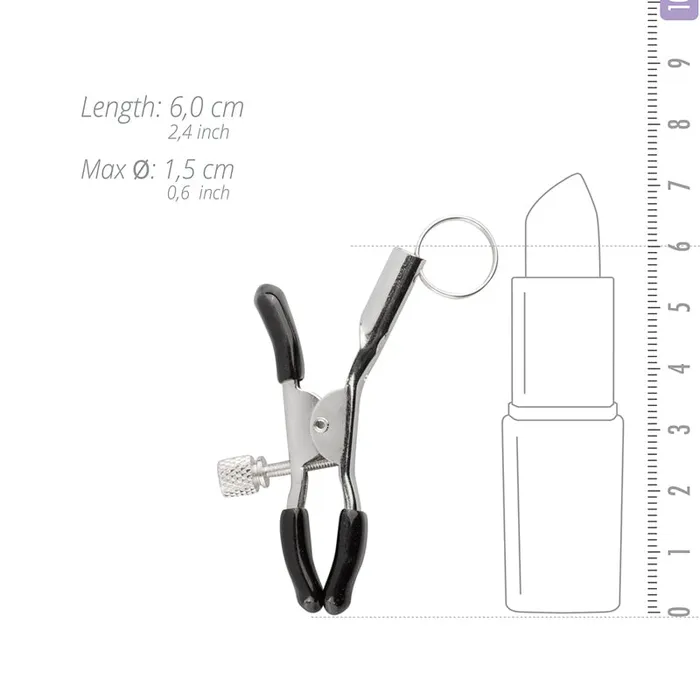 Fetish Collection Screw Clamps With Attachment Ring | Male Sex Toys