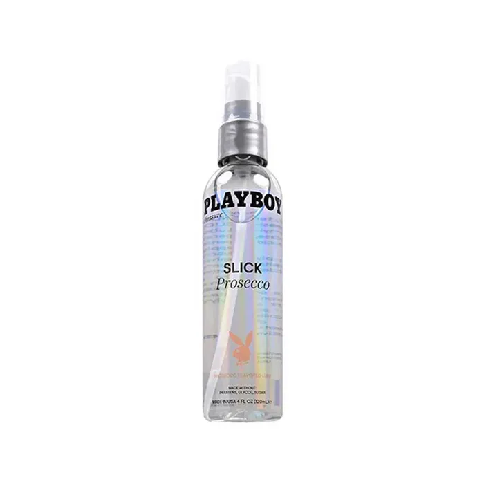 Lubricants Playboy Playboy Pleasure Slick Prosecco Flavored Lubricant 4 Oz