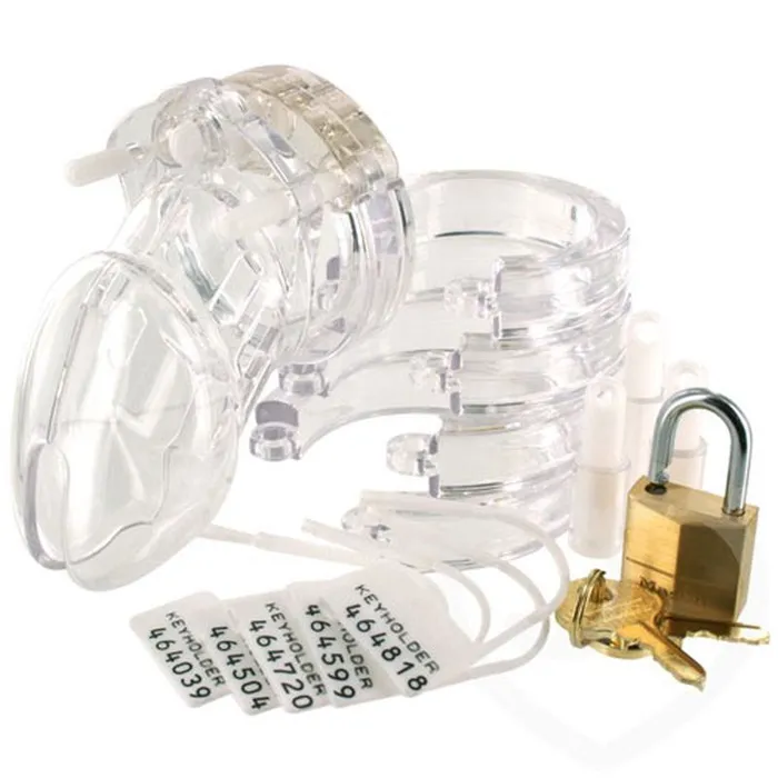 Male Chastity Kit Clear Daytona Male Sex Toys