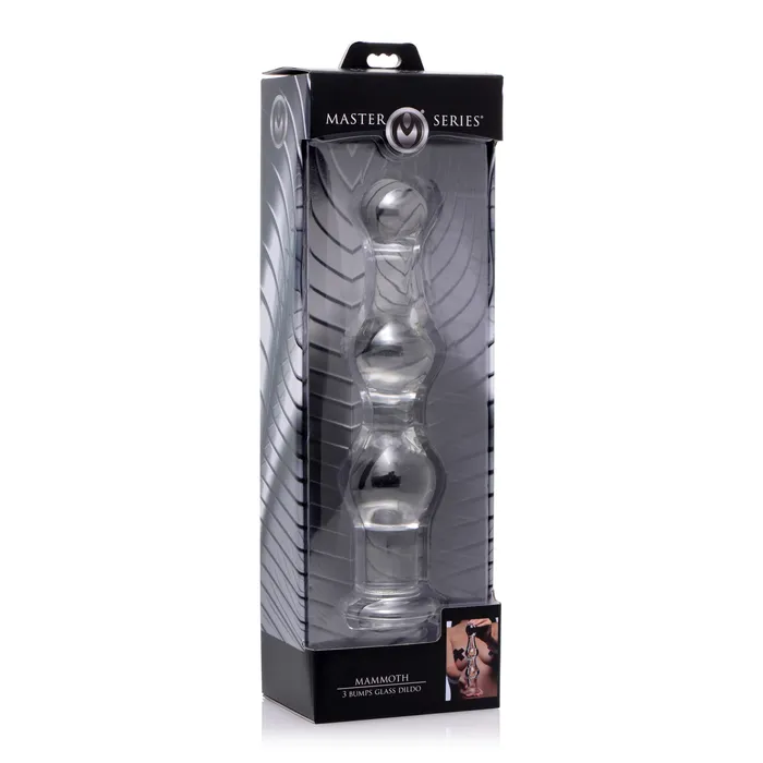 Master Series Dildos | Mammoth 3 Bumps Glass Dildo Master Series Dildos | Mammoth 3 Bumps Glass Dildo