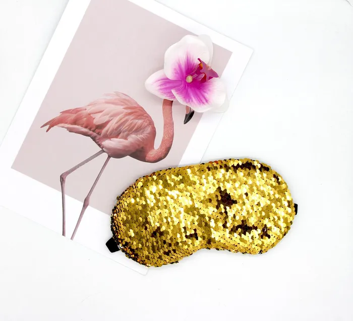 Perfectly Incorrect Anal Gold to Silver Flip Sequin Eyeshade Sleeping Mask