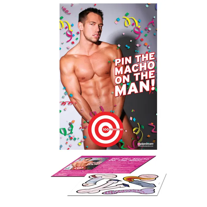 PipeDream Female Sex Toys Bachelorette Party Favors Pin The Macho On The Man PipeDream Female Sex Toys Bachelorette Party Favors Pin The Macho On The Man