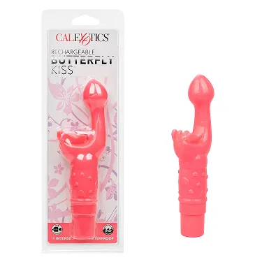 Rechargeable Butterfly Kiss Pink CalExotics Vibrators