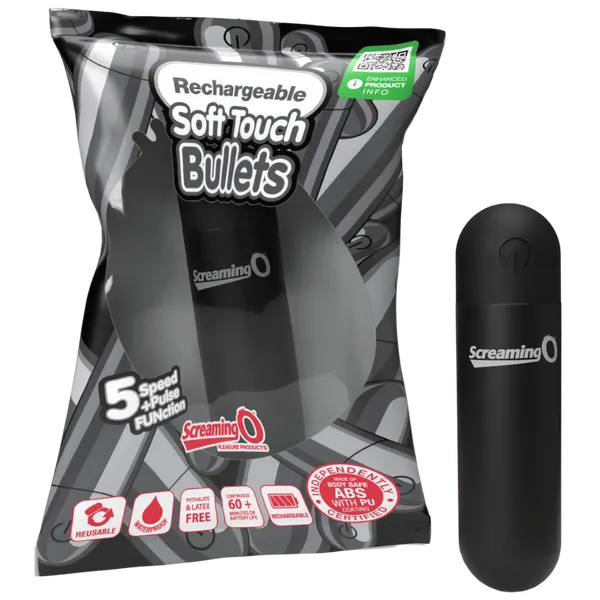 Screaming O Female Sex Toys Rechargeable Soft Touch Bullet
