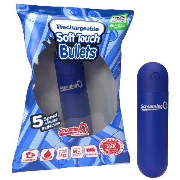 Screaming O Female Sex Toys | Rechargeable Soft Touch Bullet Screaming O Female Sex Toys | Rechargeable Soft Touch Bullet