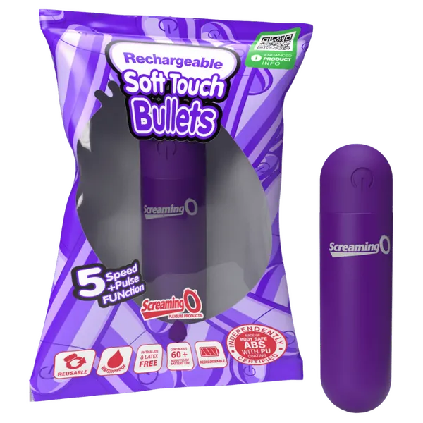 Screaming O Female Sex Toys | Rechargeable Soft Touch Bullet Screaming O Female Sex Toys | Rechargeable Soft Touch Bullet
