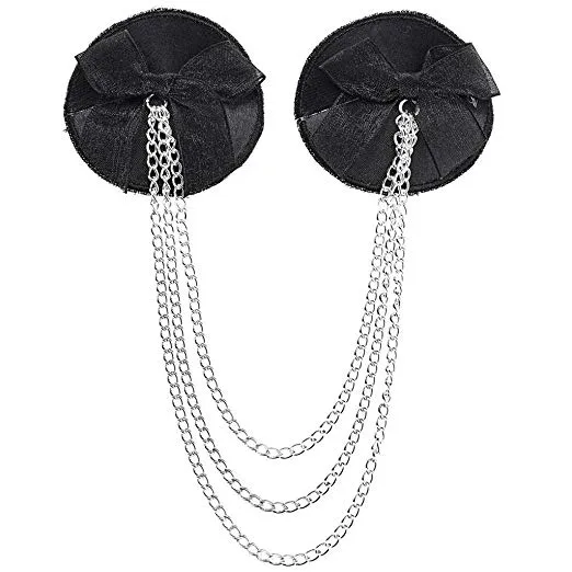Sexy Bow and Chain Pasties Perfectly Incorrect Vibrators