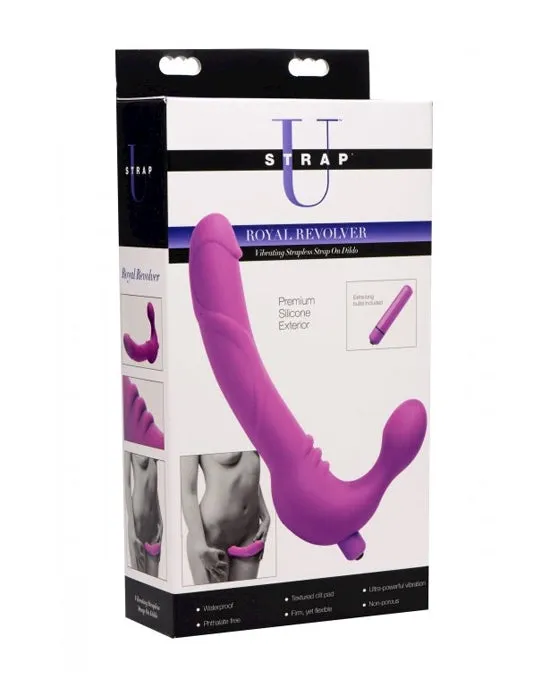 U Strap Female Sex Toys Royal Revolver Strapless Dildo