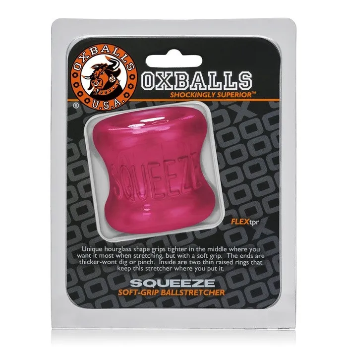 Vibrators | OxBalls Squeeze Ball Stretcher Hot Pink
