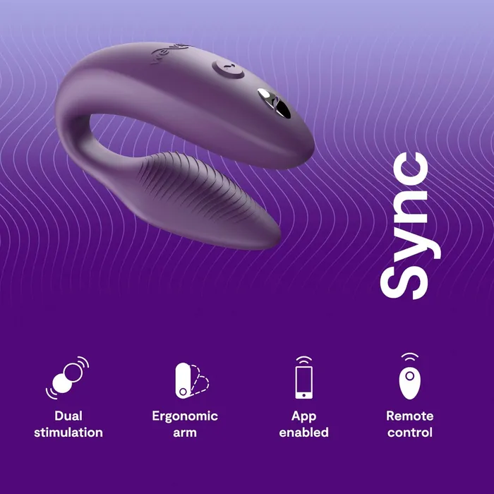 We-vibe Vibrators | We-Vibe Sync 2 APP Remote Control Couples Vibrator Purple
