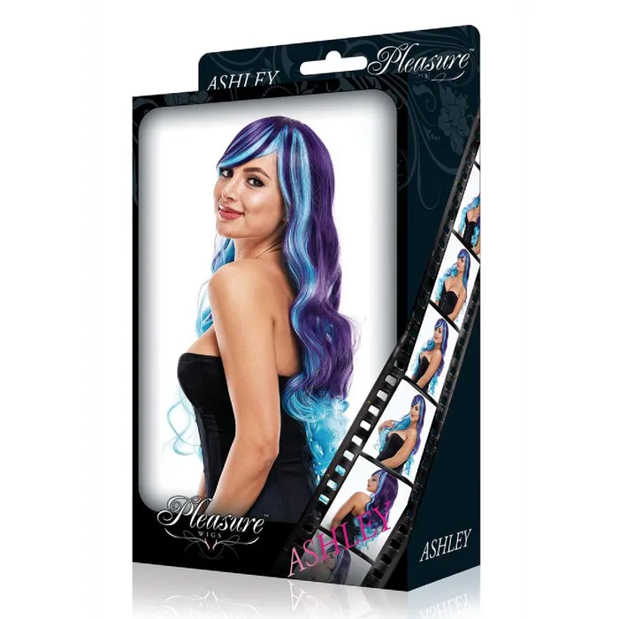 Xgen Products Vibrators PLEASURE WIGS Ashley PurpleBlue