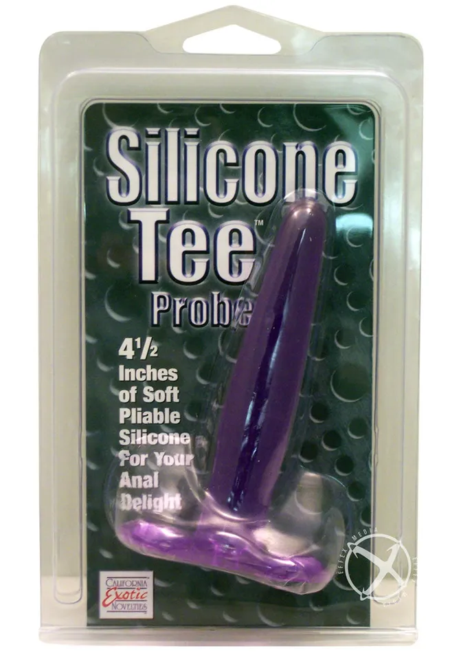 Anal | California Exotic Novelties Purple Silicone Tee Probe