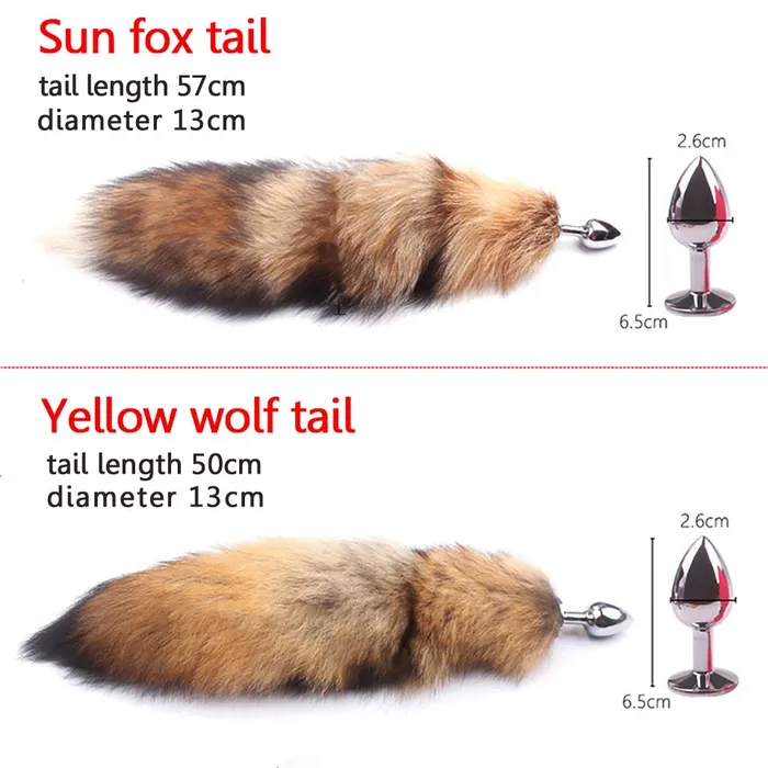 Blissful Delirium Anal | STAINLESS STEEL FOX TAIL 18