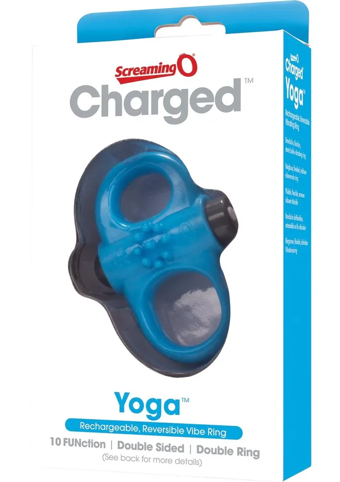 Charged Charged Yoga Rechargeable Silicone Waterproof Cock Ring | Male Sex Toys