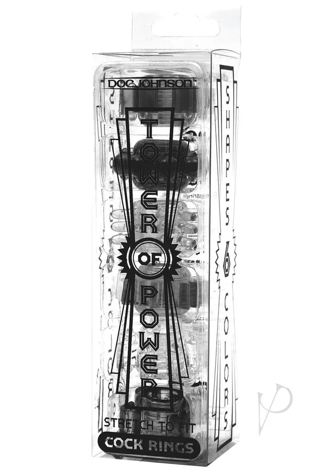 Doc Johnson Male Sex Toys | Tower Of Power Cock Rings