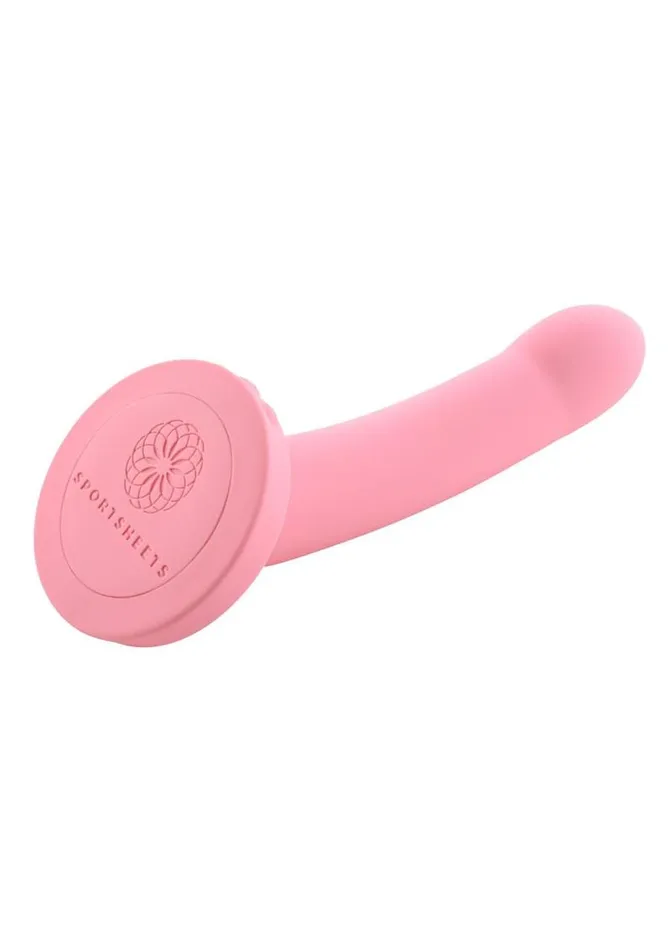 Female Sex Toys | Daze Silicone Curved Dildo with Suction Cup - Sportsheets