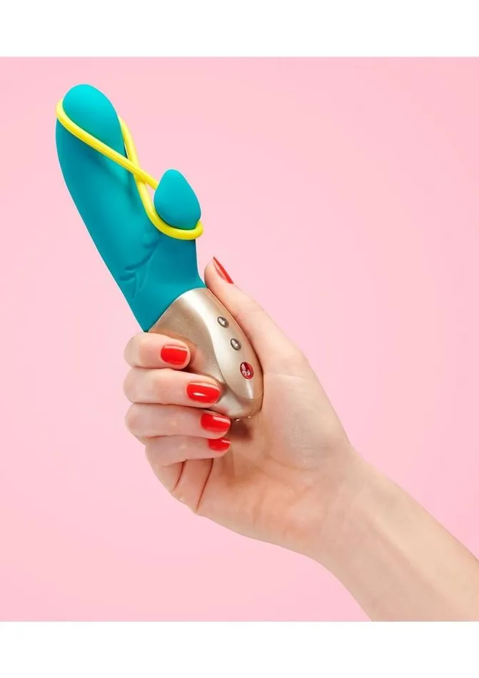 Fun Factory Female Sex Toys | Amorino Silicone Vibrator with Clitoral Stimulator