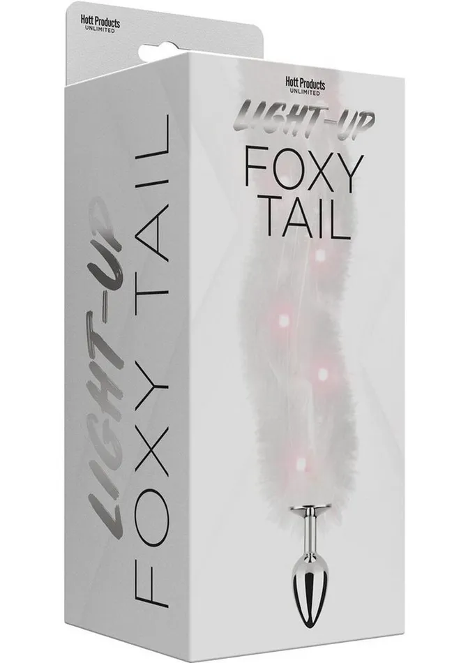 Hott Products Anal | Foxy Tail Silicone Butt Plug