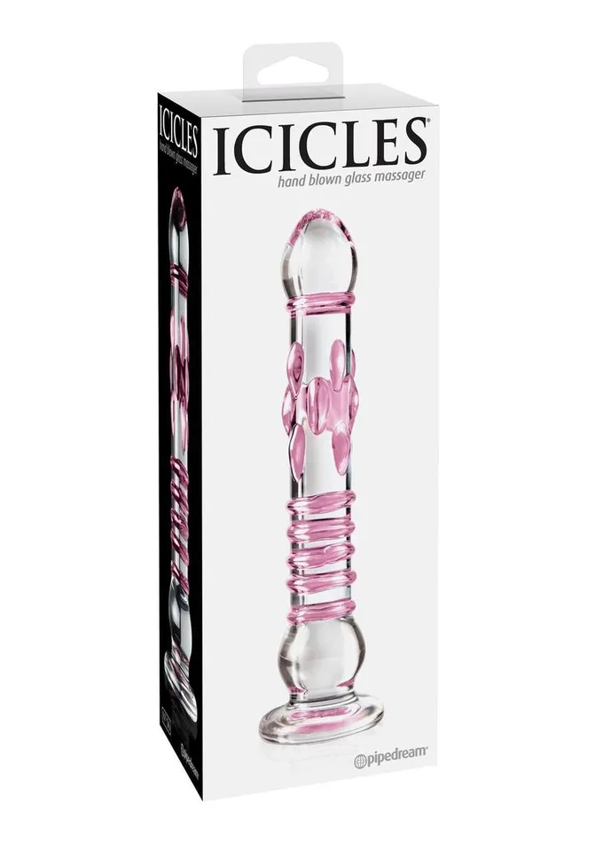 Icicles Dildos | Icicles No. 6 Textured Glass Dildo