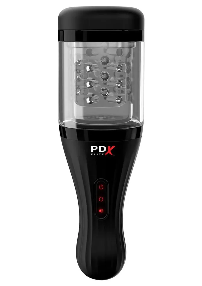 Male Sex Toys Pipedream Extreme Elite Rechargeable Talk Dirty Rotobator Masturbator Pussy PDX Elite