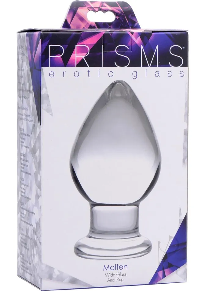 Prisms Anal | Prisms Molten Wide Glass Butt Plug
