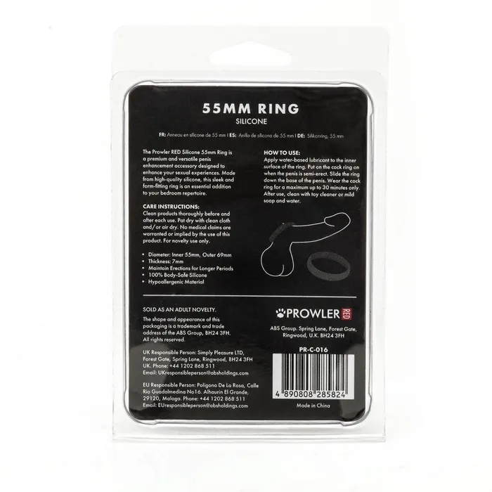 Prowler Prowler Red Silicone 55mm Ring | Male Sex Toys