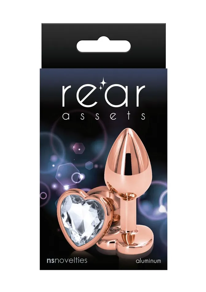 Rear Assets Anal | Rear Assets Rose Gold Heart Anal Plug