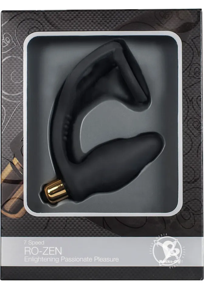 RO-Zen Vibrating Silicone Cock Ring with Butt Plug | Rocks Off Male Sex Toys RO-Zen Vibrating Silicone Cock Ring with Butt Plug | Rocks Off Male Sex Toys