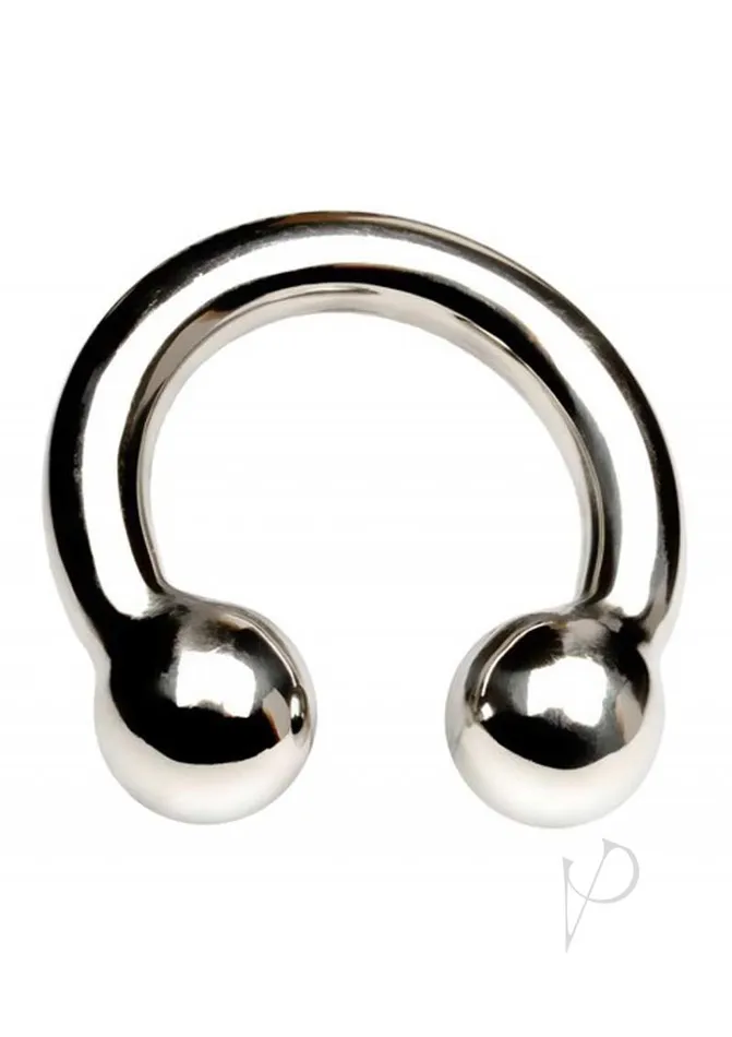 Rouge Anal Rouge Stainless Steel Play Horseshoe Cockring 50 Millimeters
