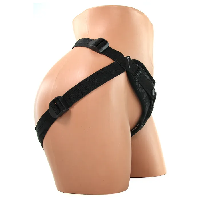 Sincerely Black Lace Strap-On Harness | Sportsheets Female Sex Toys