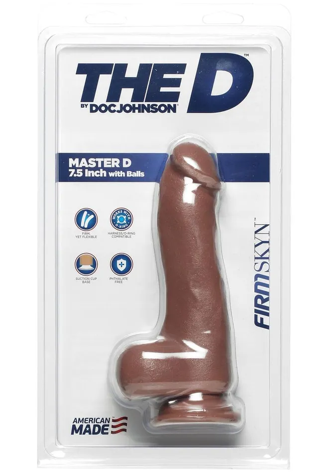 The D Female Sex Toys | The D Master D Firmskyn Dildo with Balls