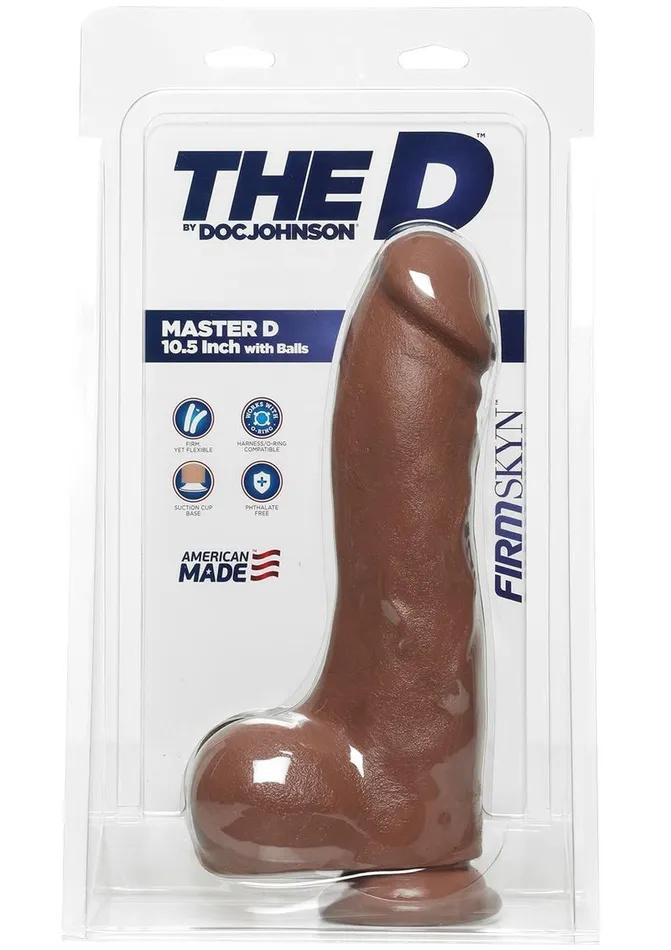 The D Female Sex Toys | The D Master D Firmskyn Dildo with Balls