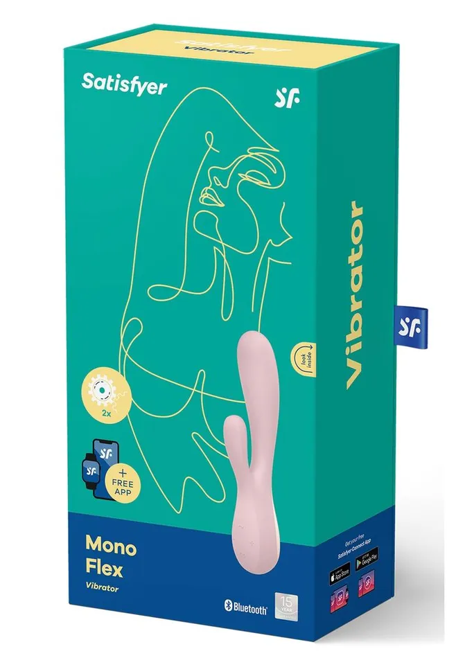 Vibrators | Satisfyer Satisfyer Mono Flex Rechargeable Silicone Rabbit Vibrator