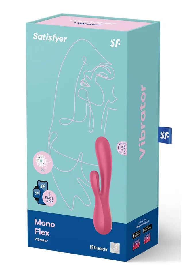 Vibrators | Satisfyer Satisfyer Mono Flex Rechargeable Silicone Rabbit Vibrator