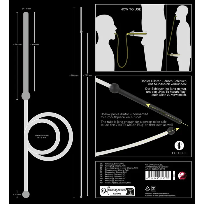 You2Toys Vibrators | Piss To Mouth Dilator