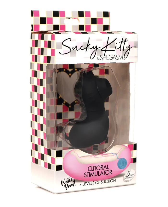 Female Sex Toys Inmi Inmi Shegasm Sucky Kitty Clitoral Stimulator Black