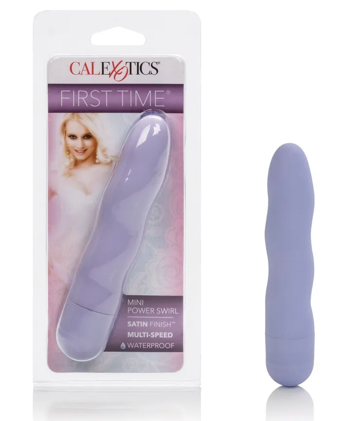 First Time Mini Power Swirl Purple First Time Vibrators